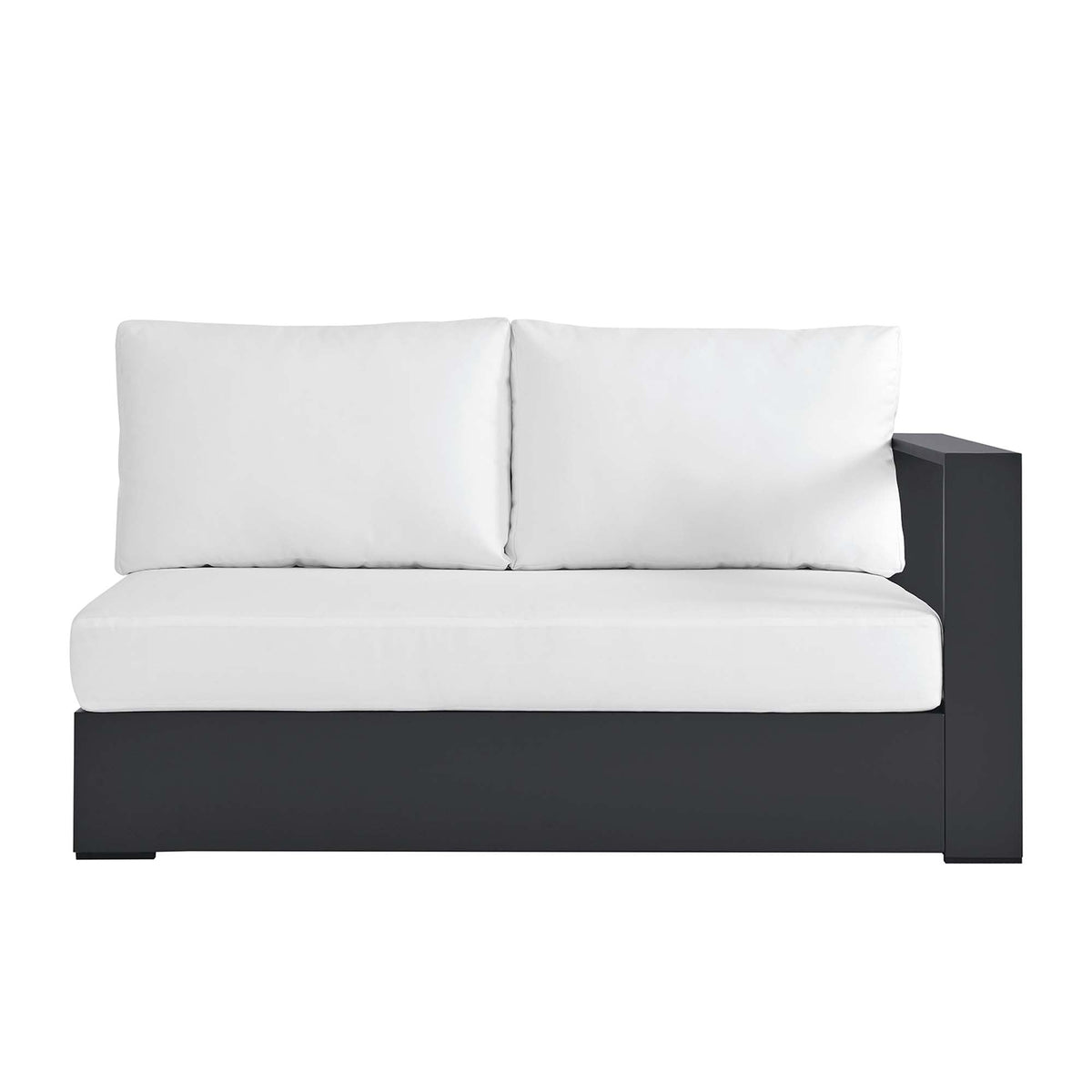 Tahoe Outdoor Patio Powder-Coated Aluminum Modular Right-Facing Loveseat by Modway, photo 24 of 27
