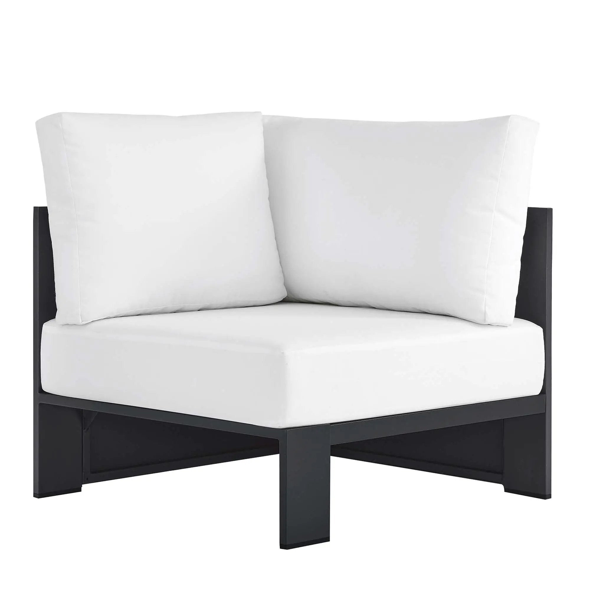 Tahoe Outdoor Patio Powder-Coated Aluminum Modular Corner Chair by Modway by HouseOfZazla