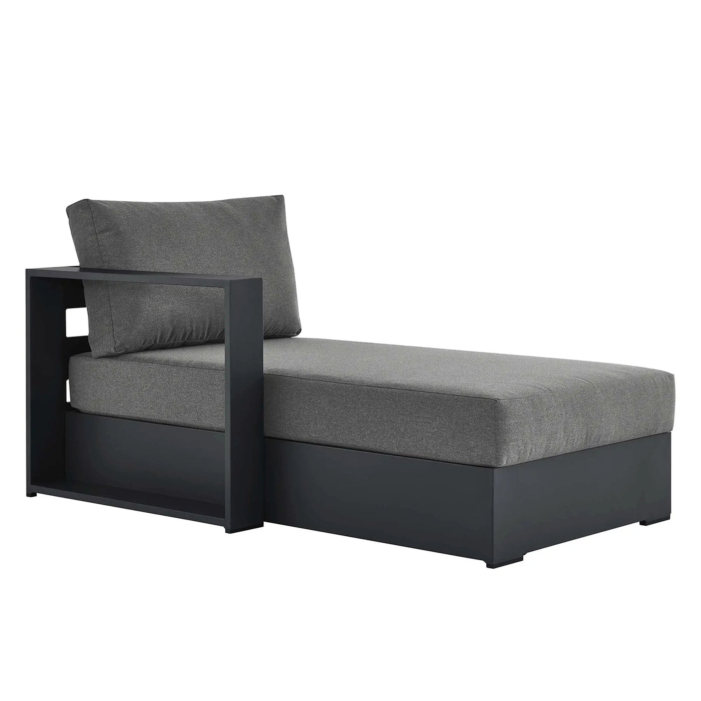 Tahoe Outdoor Patio Powder-Coated Aluminum Left-Facing Chaise Lounge by HouseOfZazla