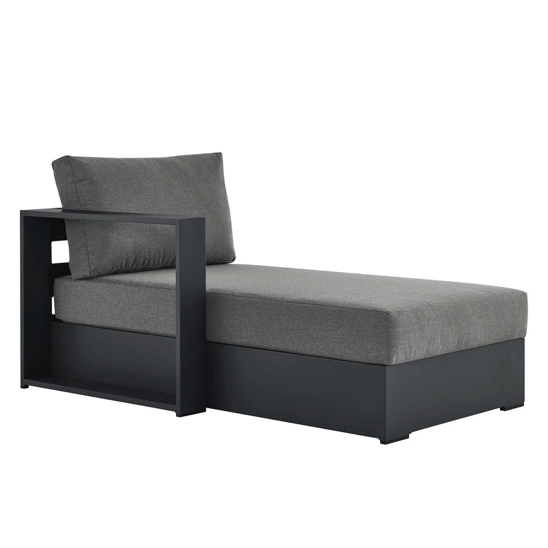 Tahoe Outdoor Patio Powder-Coated Aluminum Left-Facing Chaise Lounge by HouseOfZazla