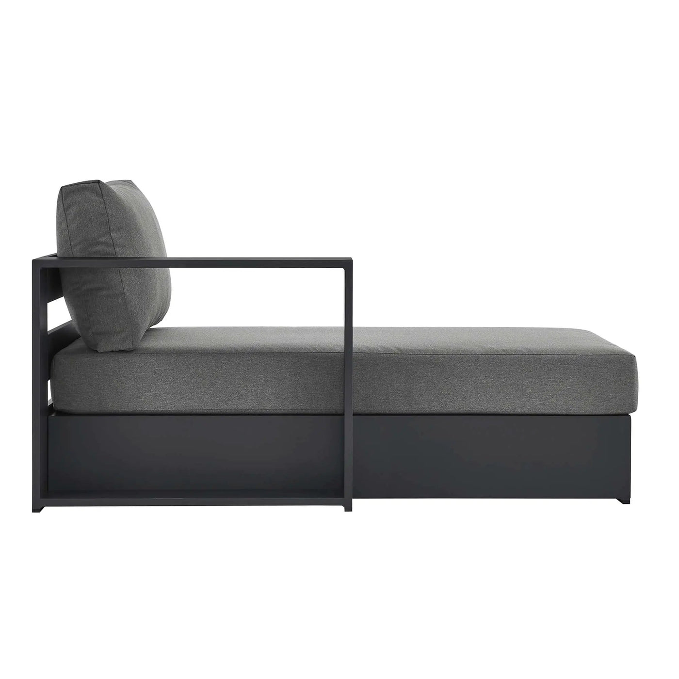 Tahoe Outdoor Patio Powder-Coated Aluminum Left-Facing Chaise Lounge by HouseOfZazla
