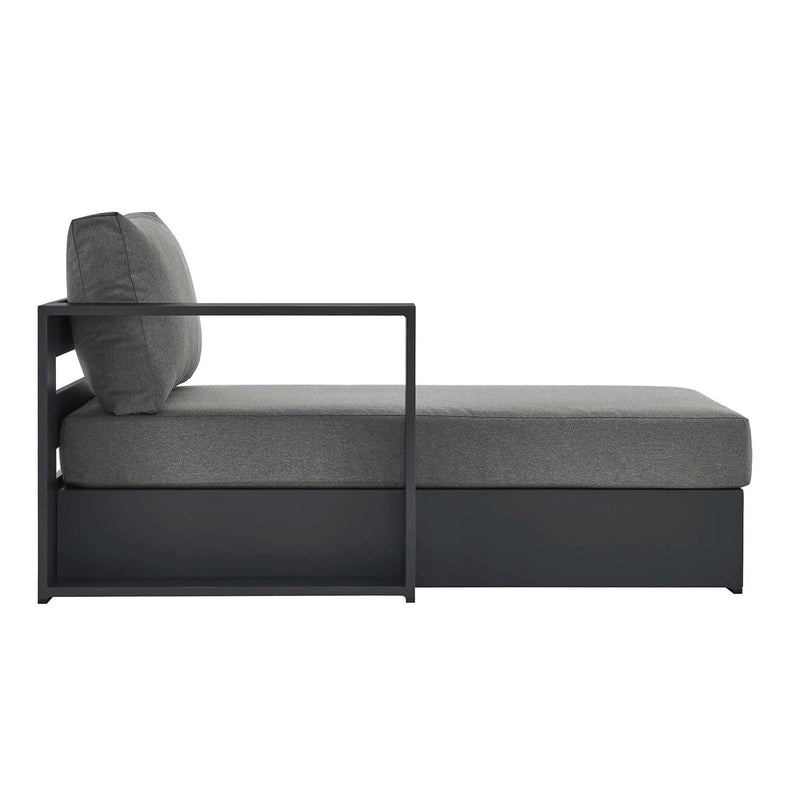 Tahoe Outdoor Patio Powder-Coated Aluminum Left-Facing Chaise Lounge by HouseOfZazla