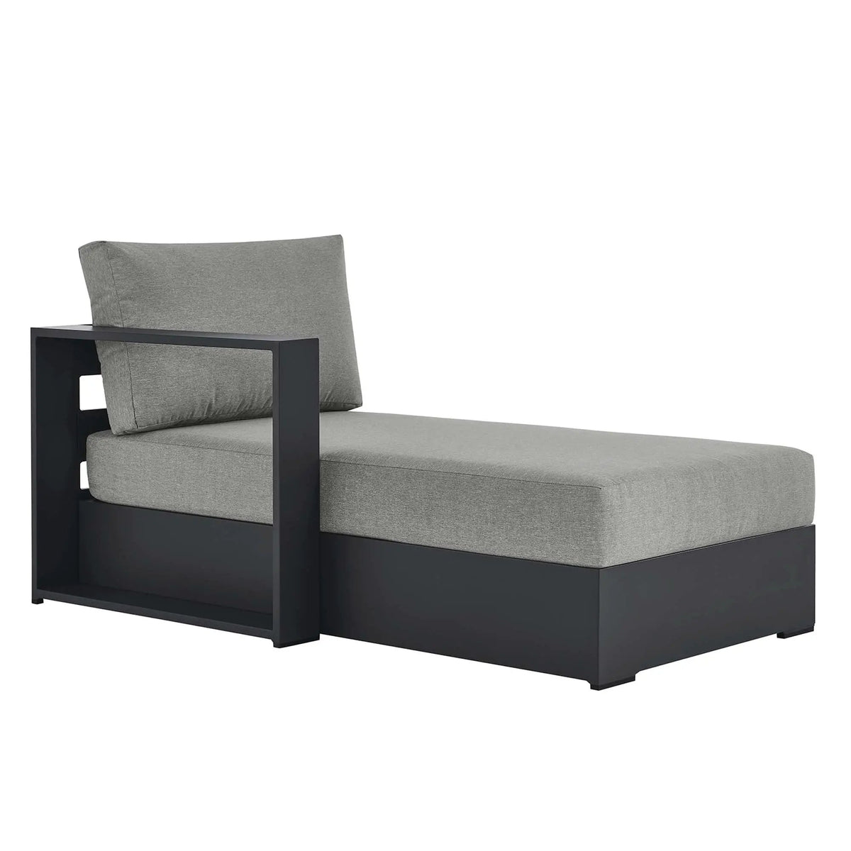 Tahoe Outdoor Patio Powder-Coated Aluminum Left-Facing Chaise Lounge by HouseOfZazla