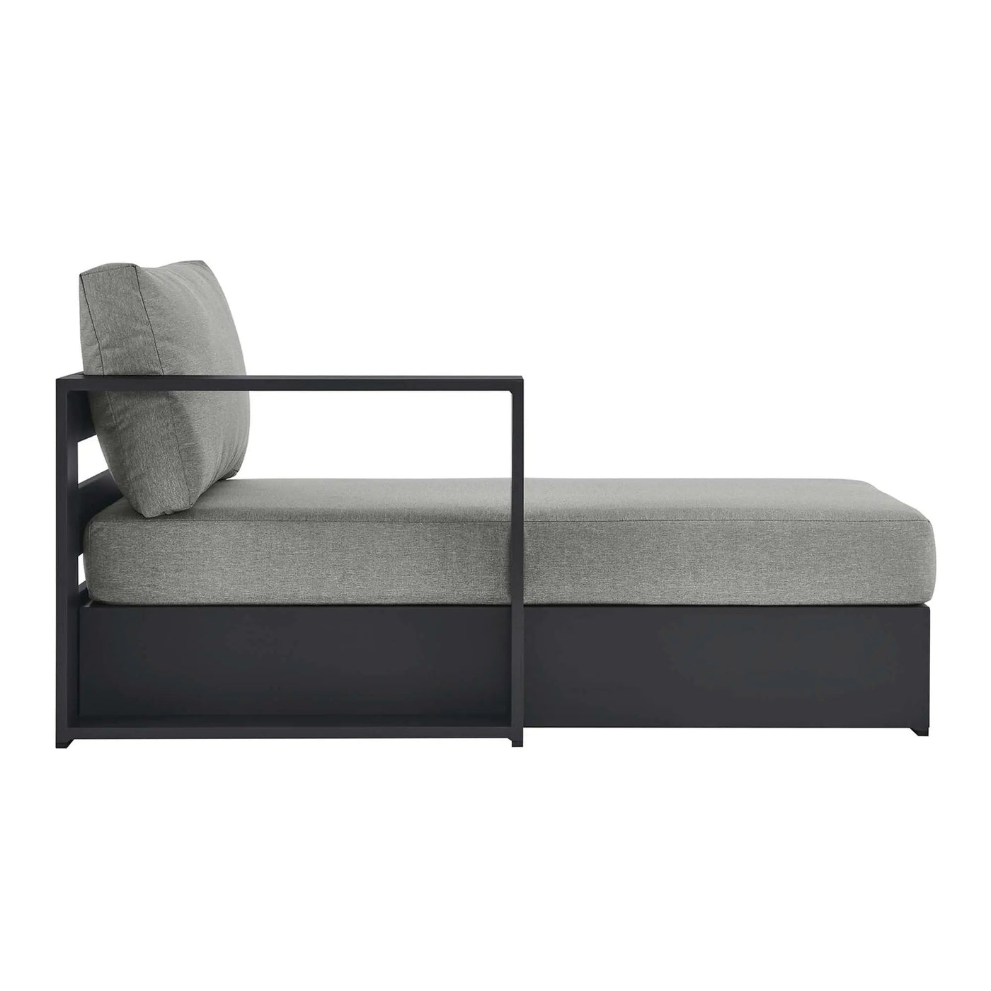 Tahoe Outdoor Patio Powder-Coated Aluminum Left-Facing Chaise Lounge by HouseOfZazla