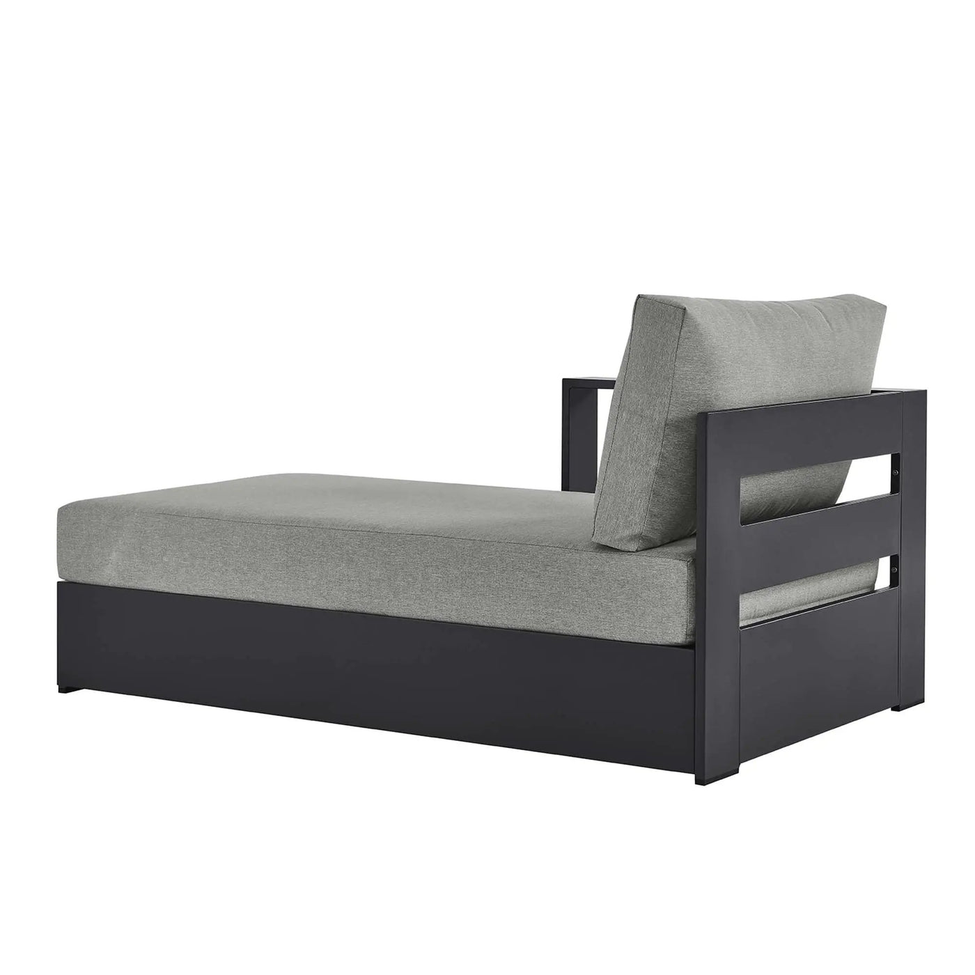 Tahoe Outdoor Patio Powder-Coated Aluminum Left-Facing Chaise Lounge by HouseOfZazla