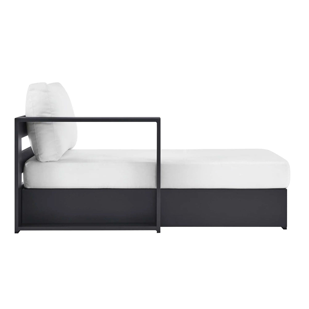 Tahoe Outdoor Patio Powder-Coated Aluminum Left-Facing Chaise Lounge by HouseOfZazla