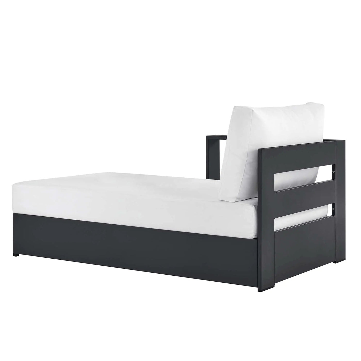 Tahoe Outdoor Patio Powder-Coated Aluminum Left-Facing Chaise Lounge by HouseOfZazla
