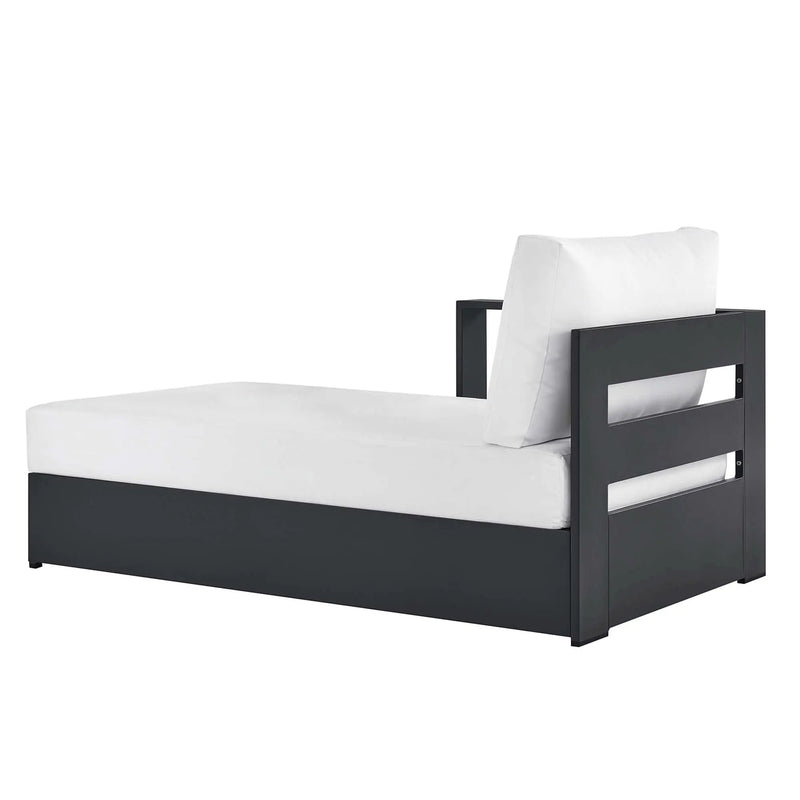Tahoe Outdoor Patio Powder-Coated Aluminum Left-Facing Chaise Lounge by HouseOfZazla