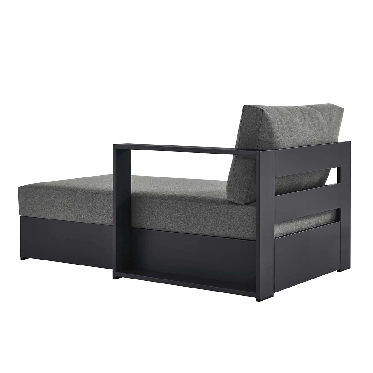 Tahoe Outdoor Patio Powder-Coated Aluminum Right-Facing Chaise Lounge by HouseOfZazla