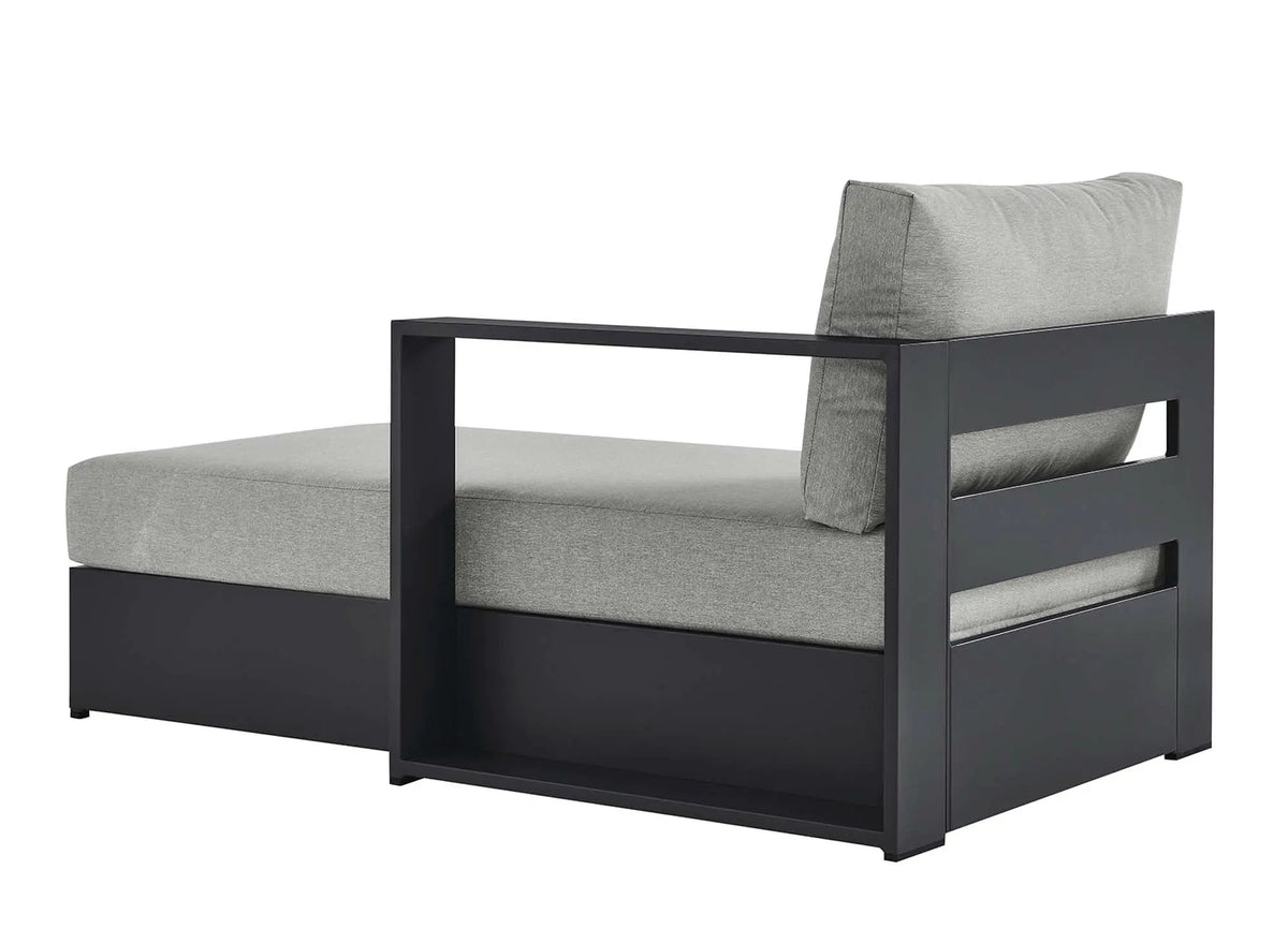 Tahoe Outdoor Patio Powder-Coated Aluminum Right-Facing Chaise Lounge by HouseOfZazla