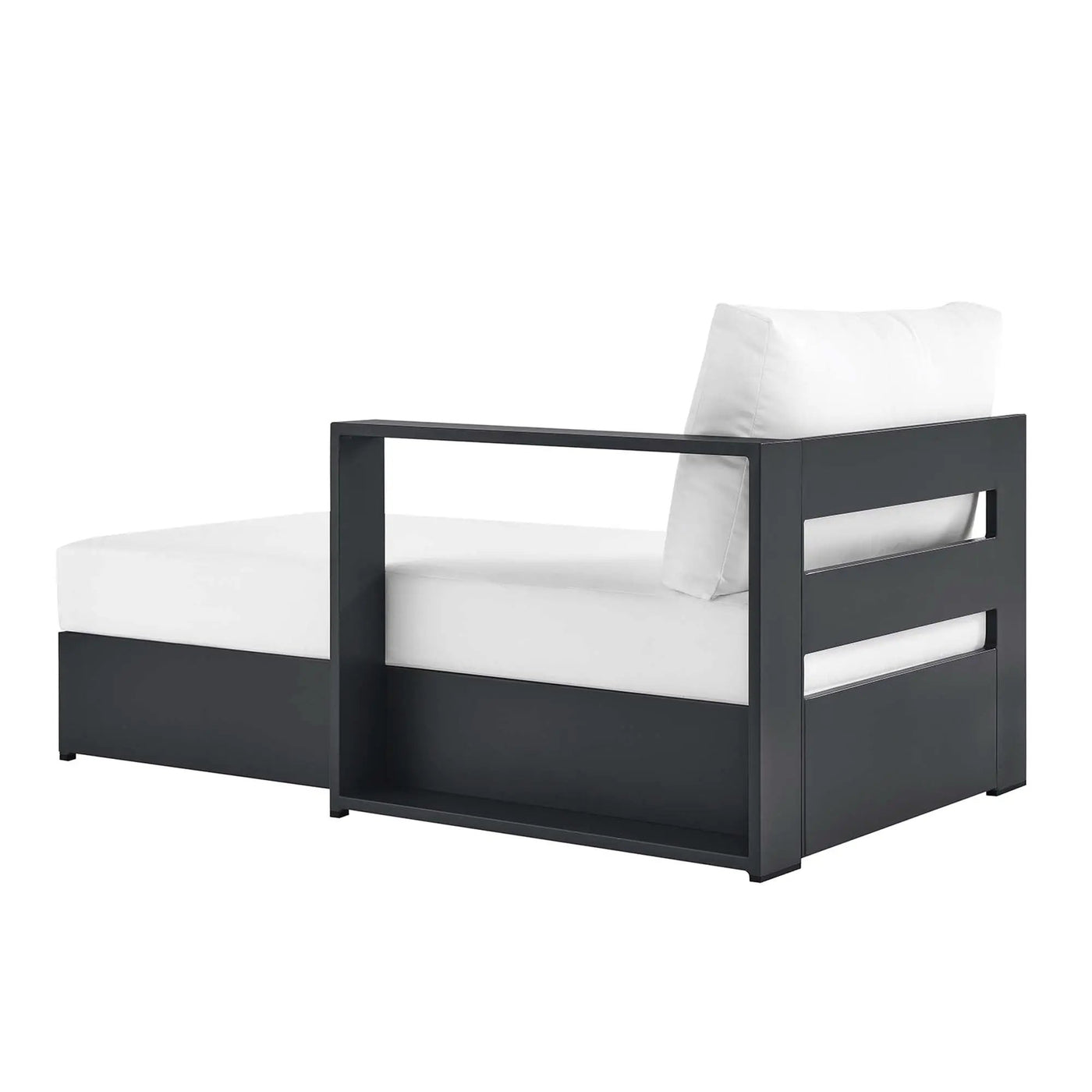 Tahoe Outdoor Patio Powder-Coated Aluminum Right-Facing Chaise Lounge by HouseOfZazla