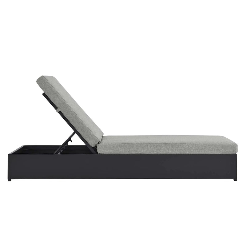Tahoe Outdoor Patio Powder-Coated Aluminum Chaise Lounge Chair by Modway by HouseOfZazla