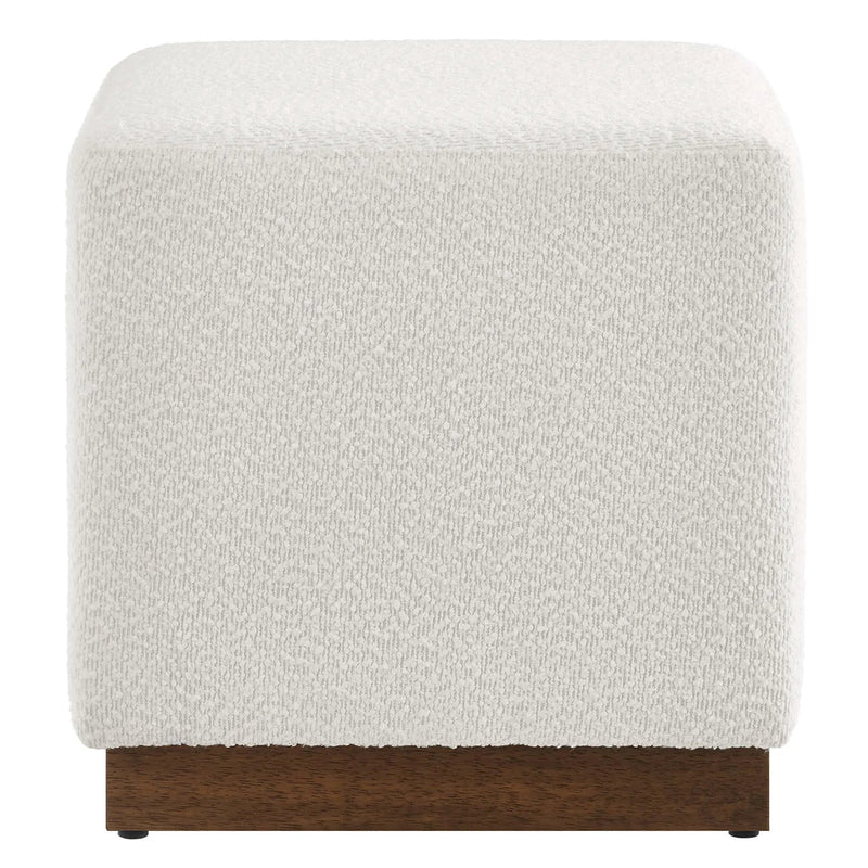 Tilden 17" Square Boucle Upholstered Ottoman by Modway by HouseOfZazla