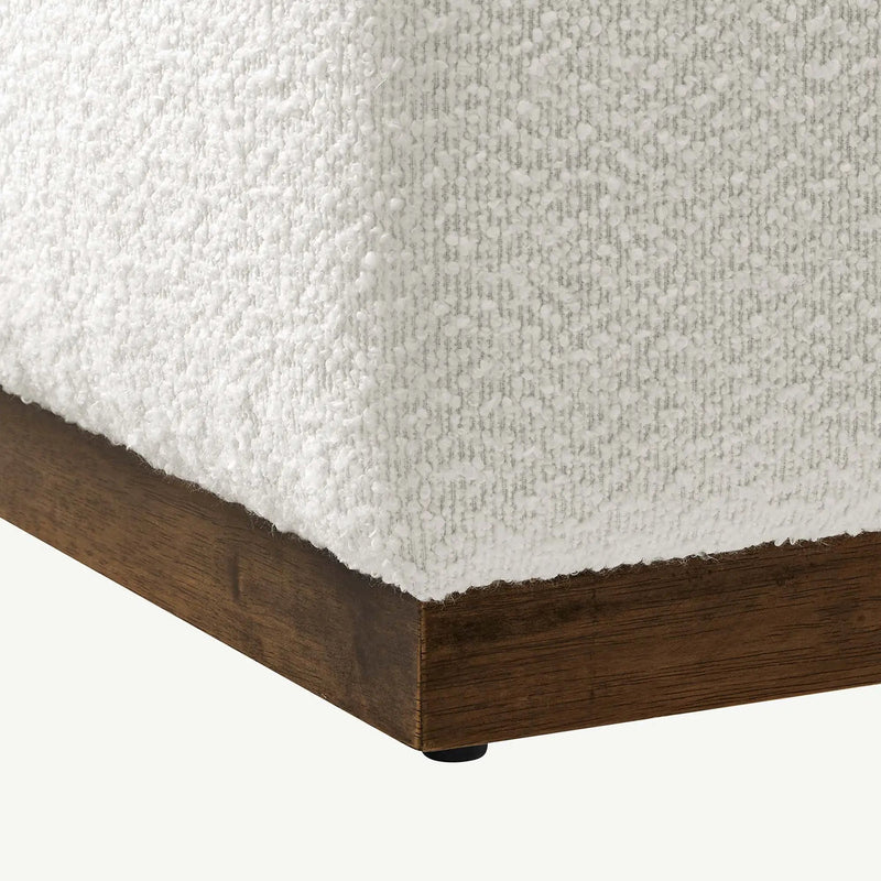 Tilden Large 28" Square Boucle Upholstered Ottoman by Modway by HouseOfZazla