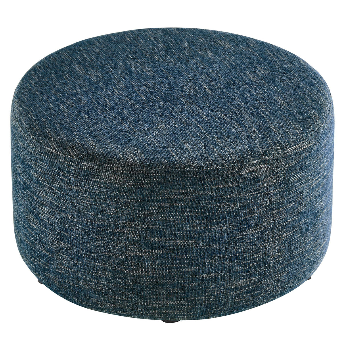 Callum Large Round Woven Heathered Fabric Upholstered Ottoman by Modway, photo 28 of 40
