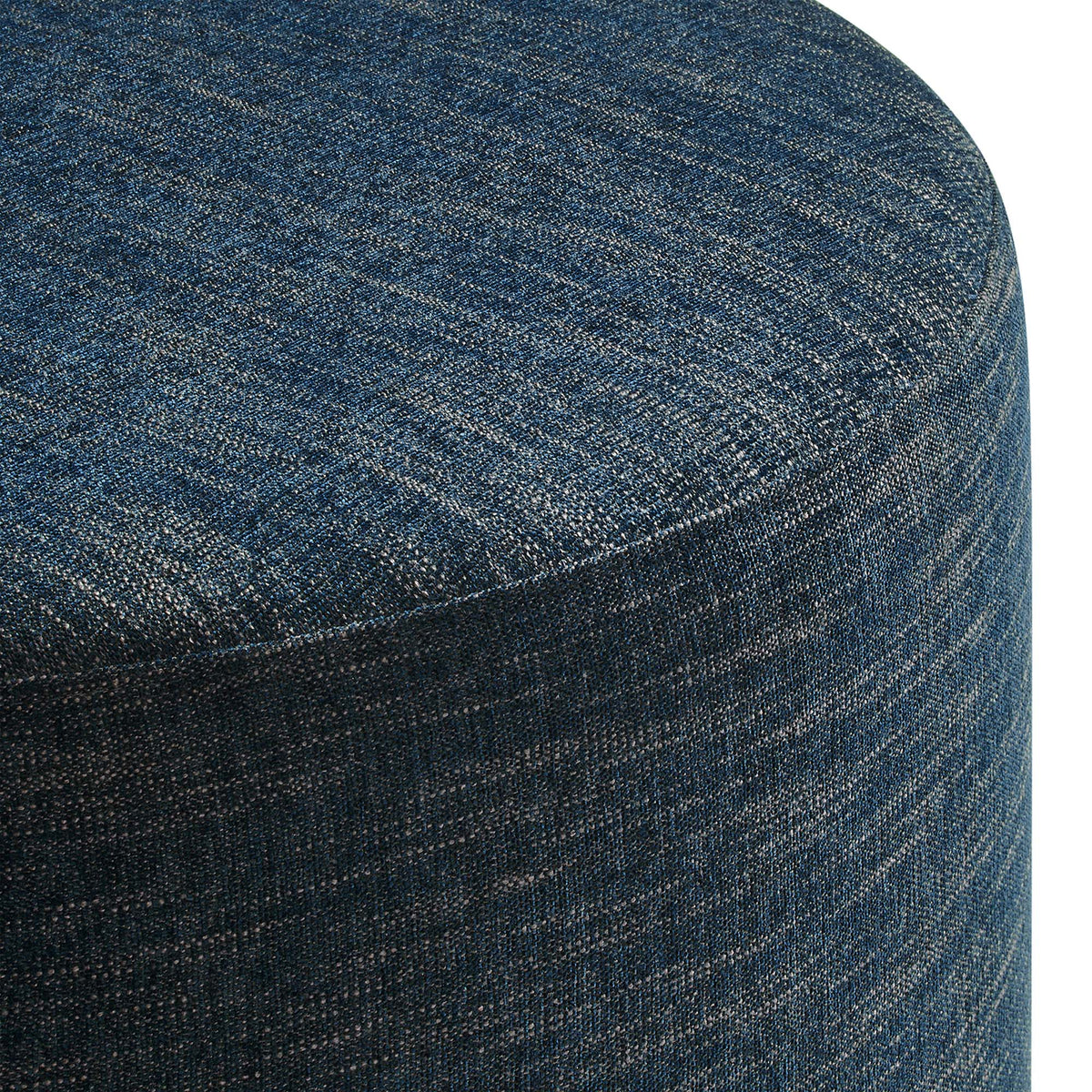 Callum Large Round Woven Heathered Fabric Upholstered Ottoman by Modway, photo 29 of 40