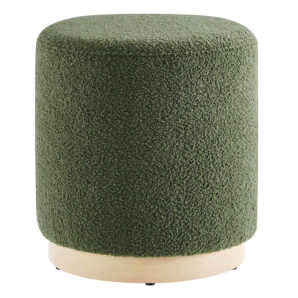 Tilden 16" Round Sherpa Upholstered Ottoman by Modway, photo 9 of 16