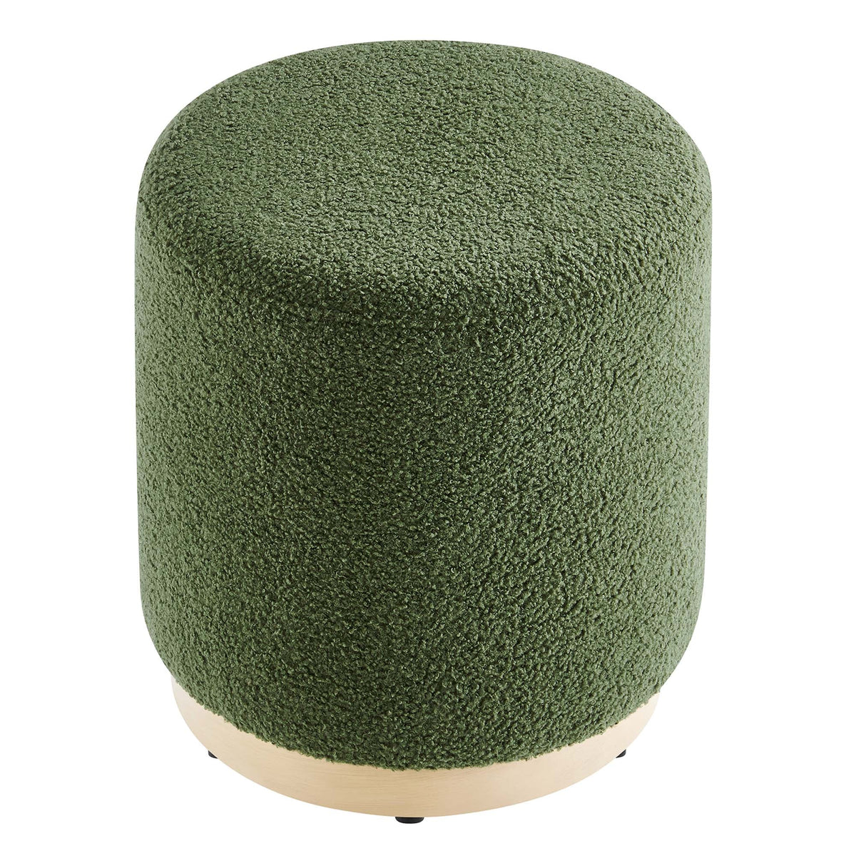 Tilden 16" Round Sherpa Upholstered Ottoman by Modway, photo 12 of 16