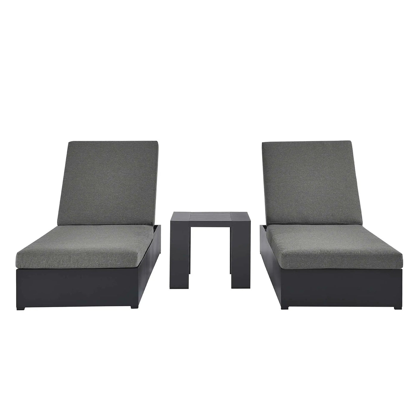 Tahoe 3-Piece Outdoor Patio Chaise Lounge Set by HouseOfZazla