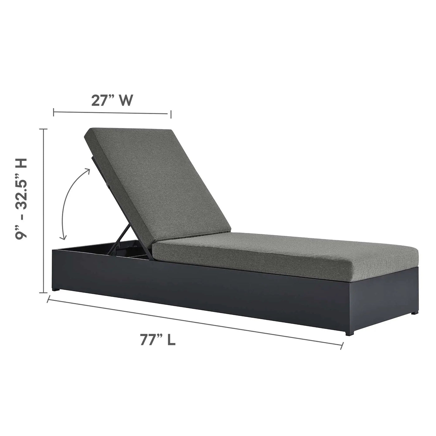 Tahoe 3-Piece Outdoor Patio Chaise Lounge Set by HouseOfZazla