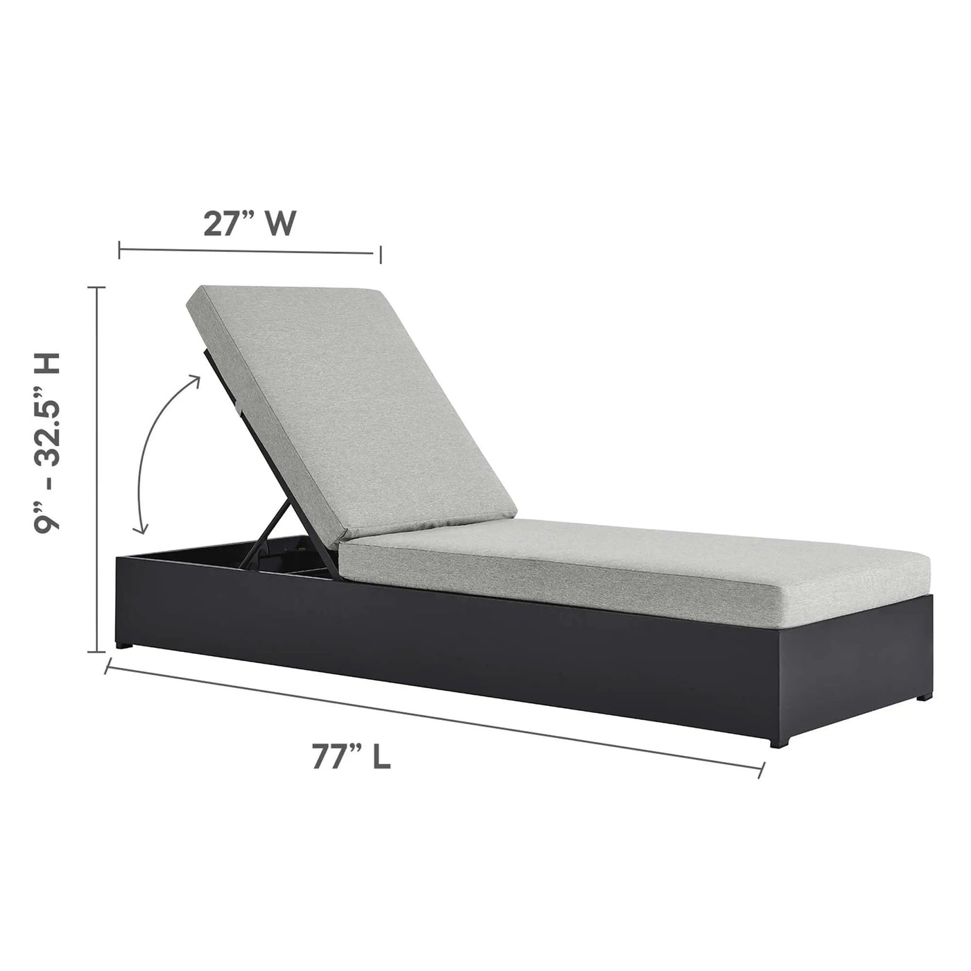 Tahoe 3-Piece Outdoor Patio Chaise Lounge Set by HouseOfZazla