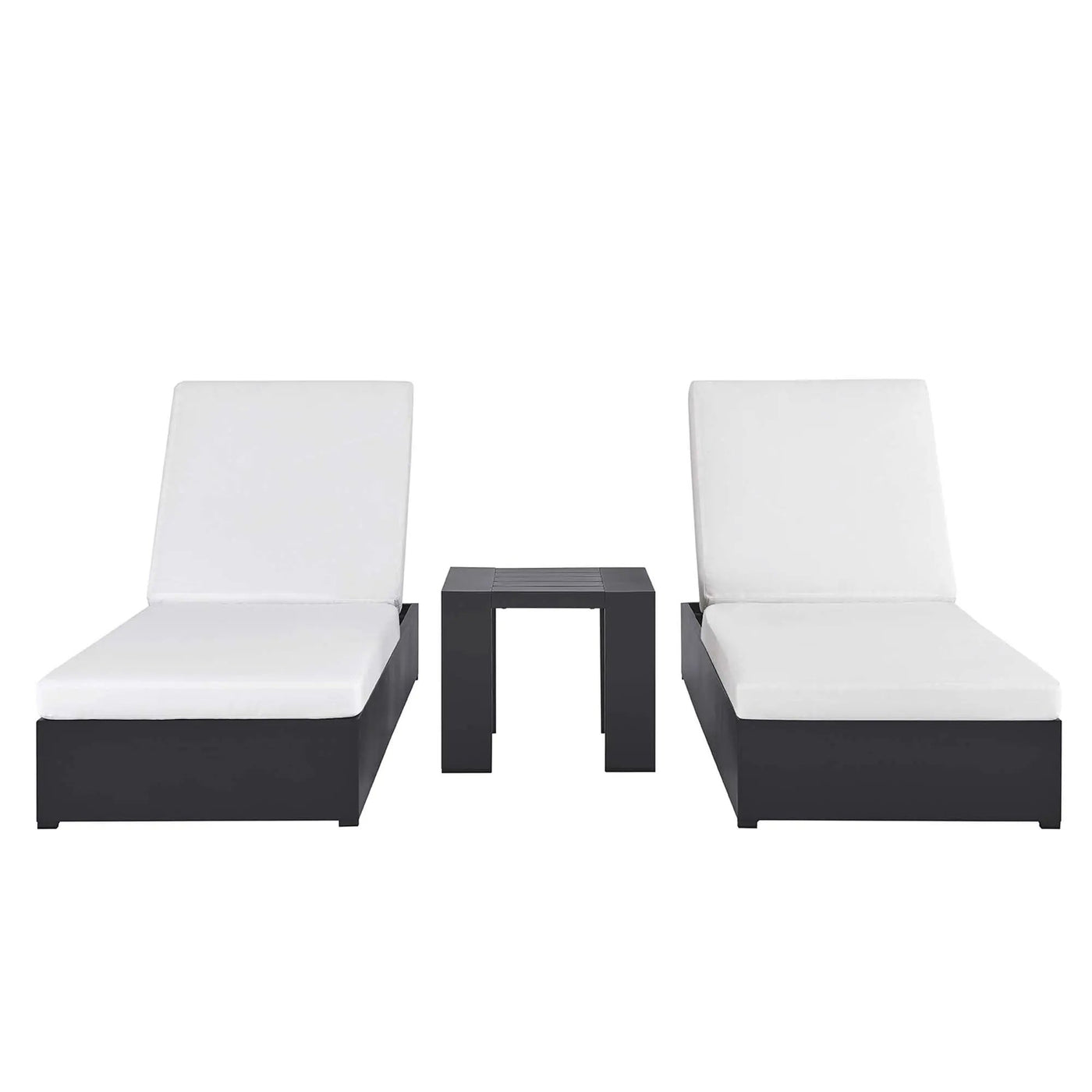 Tahoe 3-Piece Outdoor Patio Chaise Lounge Set by HouseOfZazla