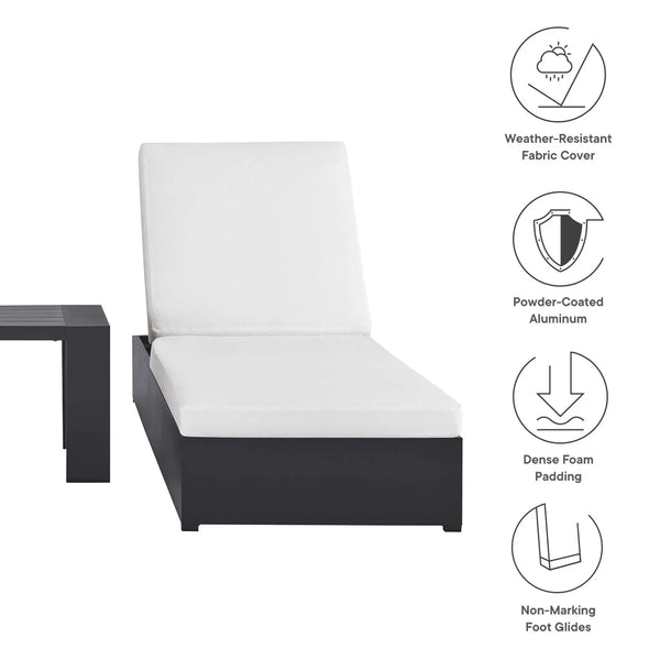 Tahoe 3-Piece Outdoor Patio Chaise Lounge Set, photo 2 of 21
