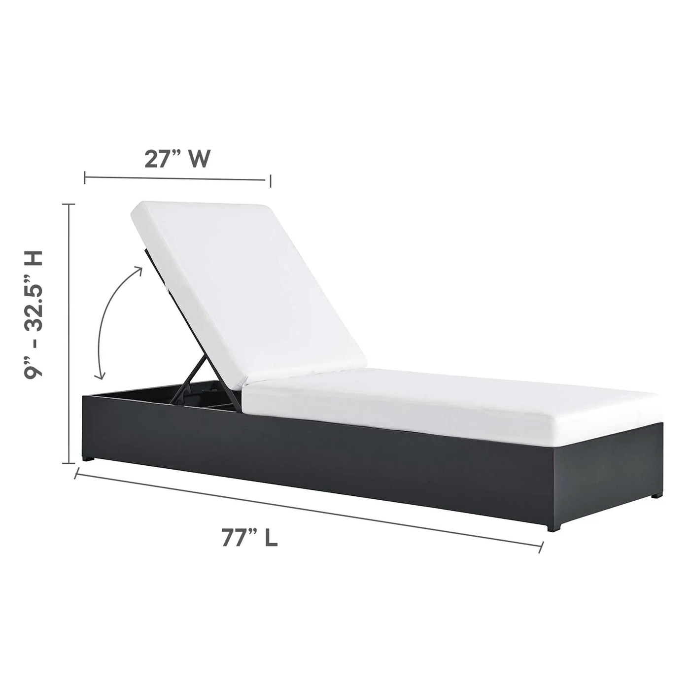 Tahoe 3-Piece Outdoor Patio Chaise Lounge Set by HouseOfZazla