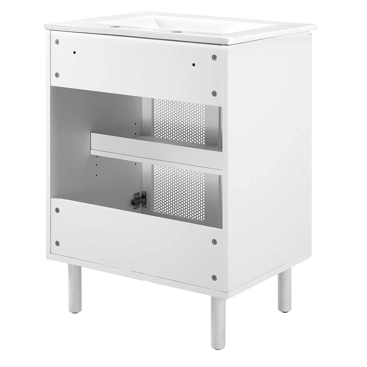 Calla 24" Perforated Metal Bathroom Vanity by Modway by HouseOfZazla