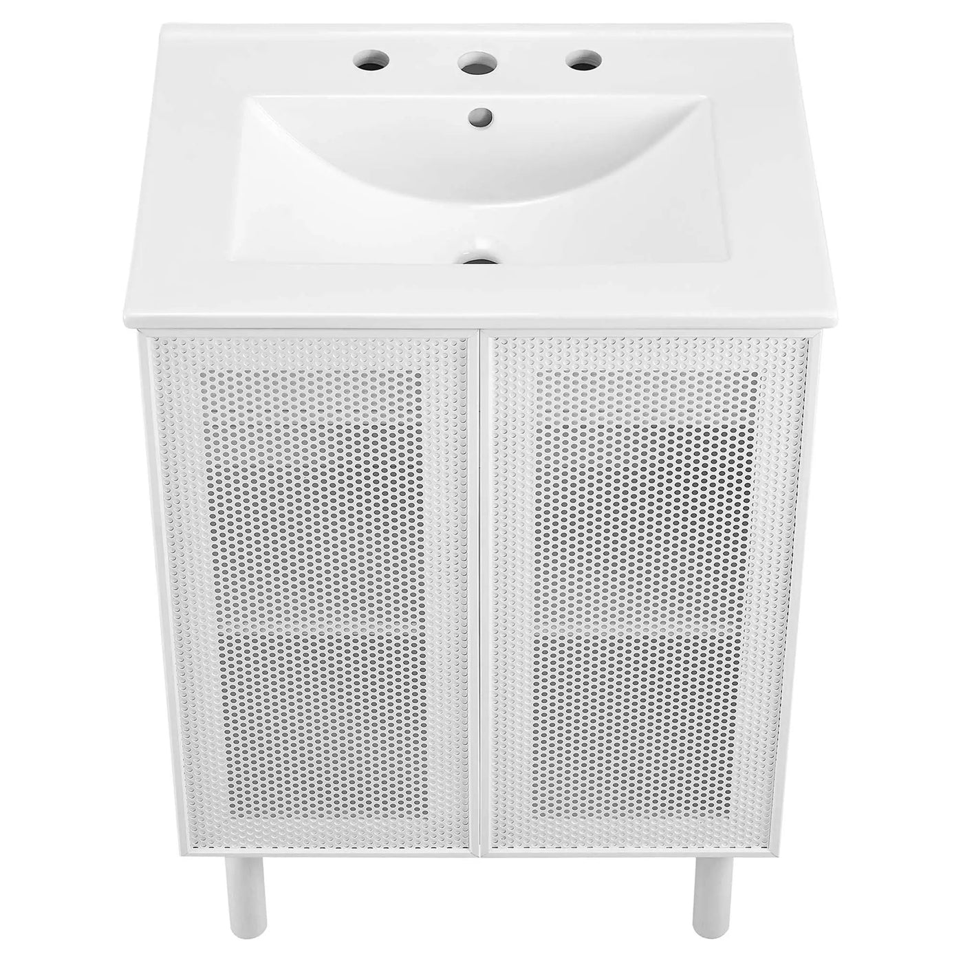 Calla 24" Perforated Metal Bathroom Vanity by Modway by HouseOfZazla