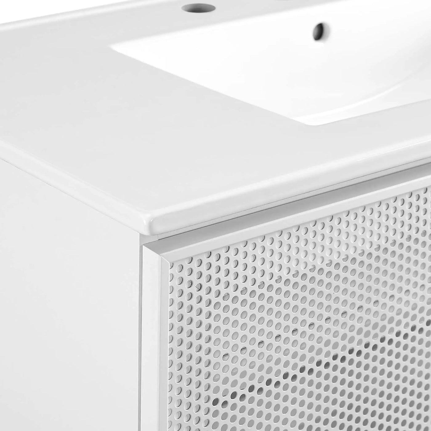 Calla 36" Perforated Metal Bathroom Vanity by Modway by HouseOfZazla