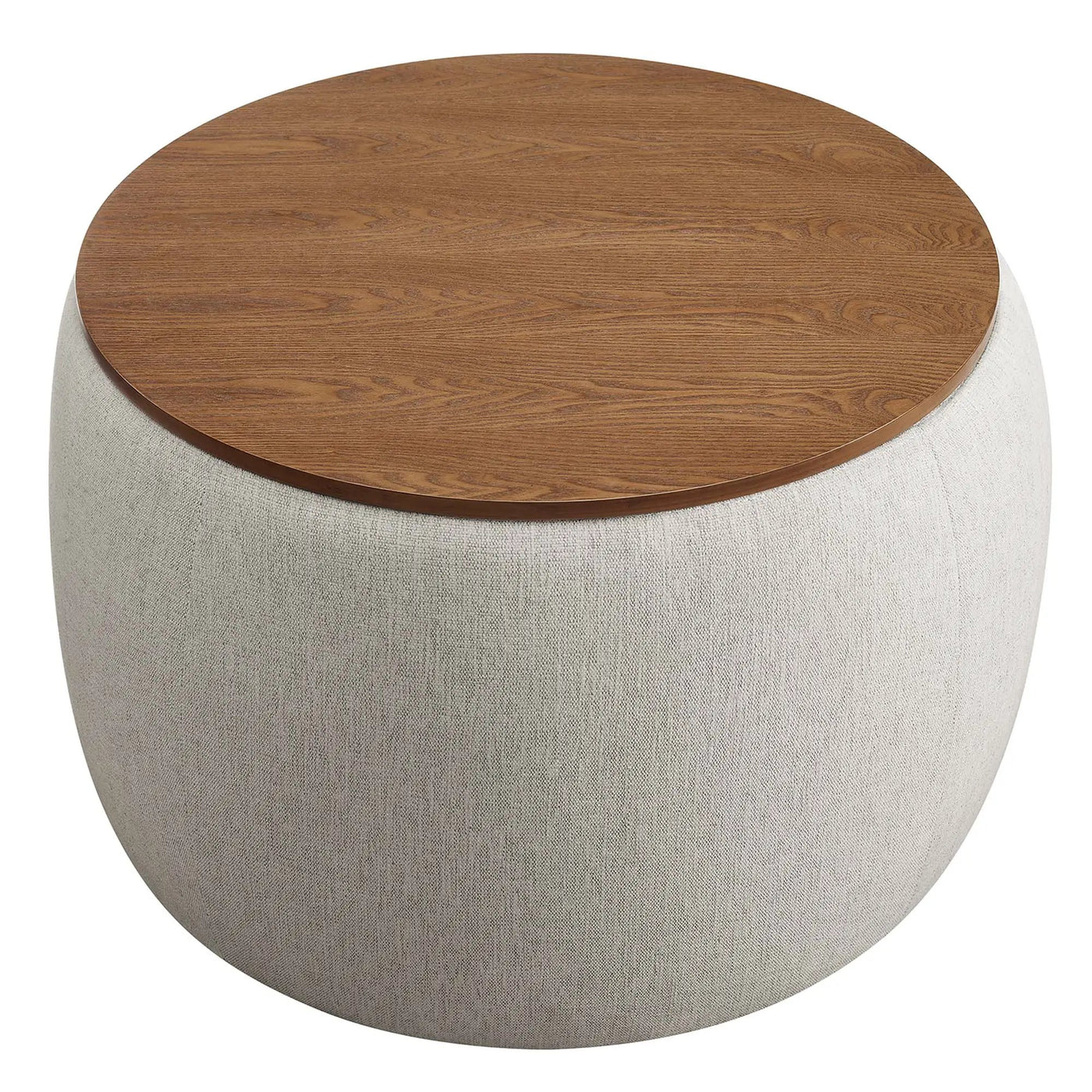 Perla Woven Heathered Fabric Upholstered Storage Ottoman by Modway by HouseOfZazla