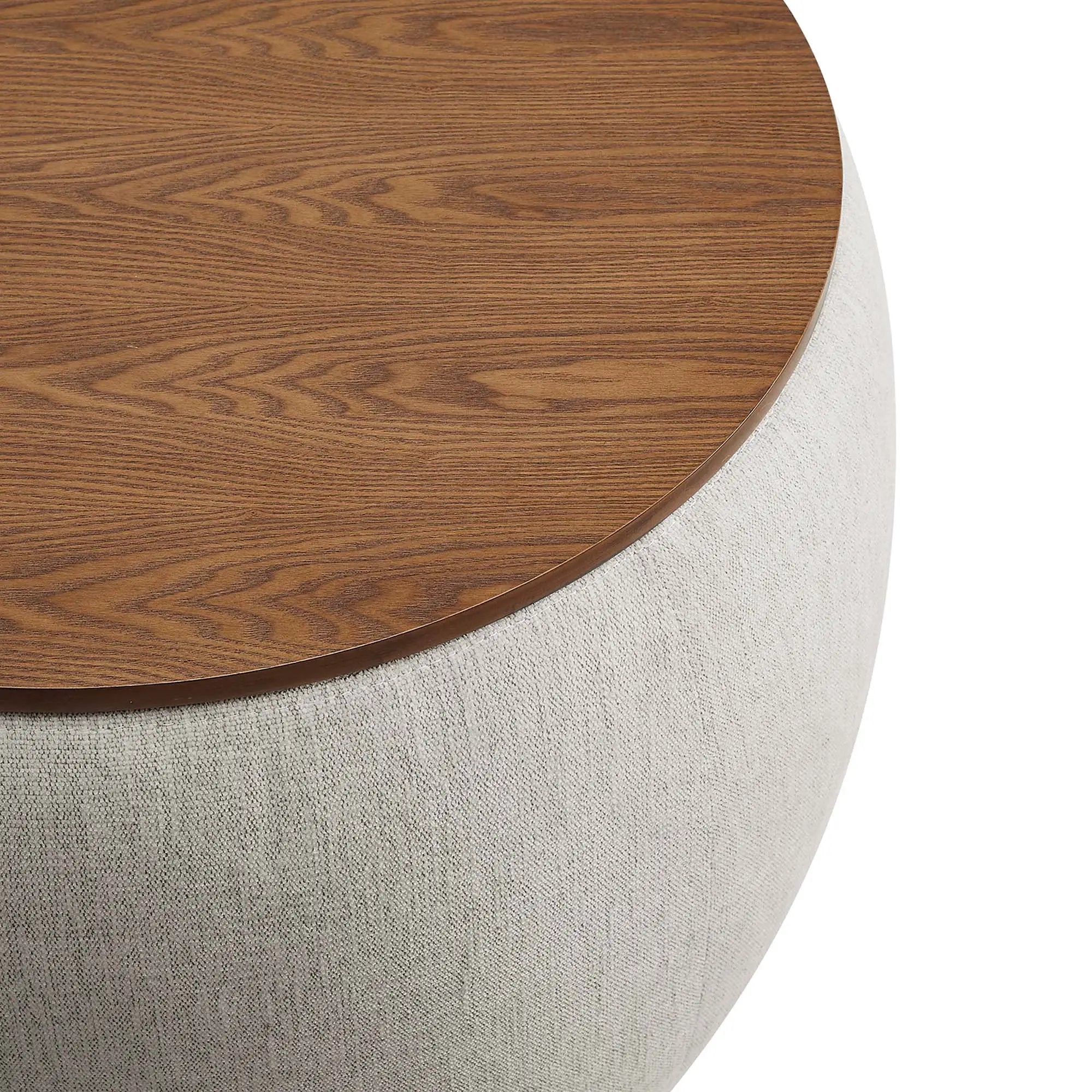 Perla Woven Heathered Fabric Upholstered Storage Ottoman by Modway by HouseOfZazla