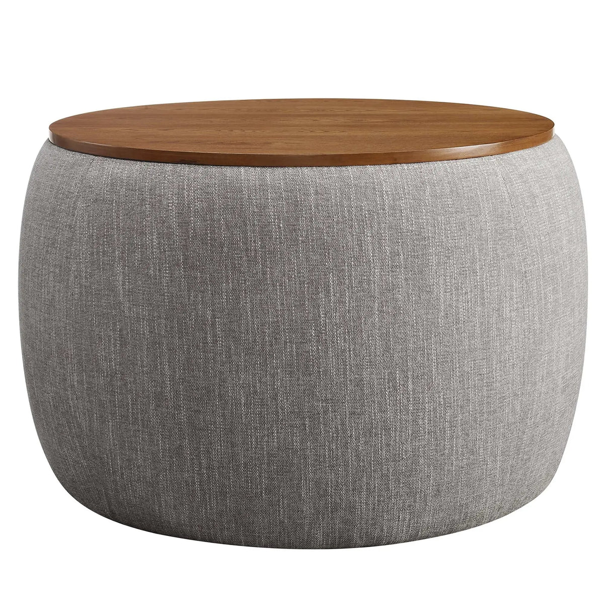 Perla Woven Heathered Fabric Upholstered Storage Ottoman by Modway by HouseOfZazla
