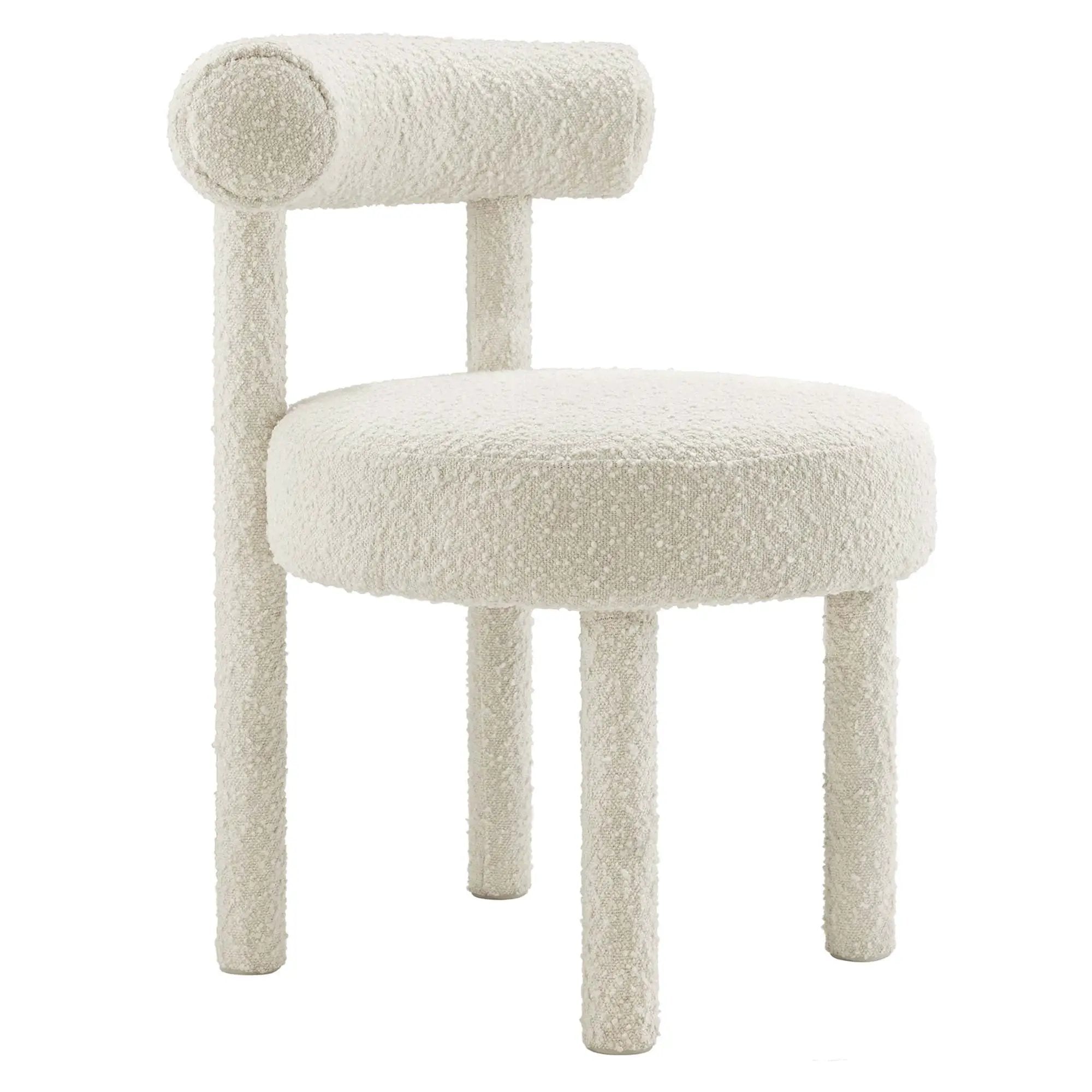 Toulouse Boucle Fabric Dining Chair Set of 2 by Modway by HouseOfZazla