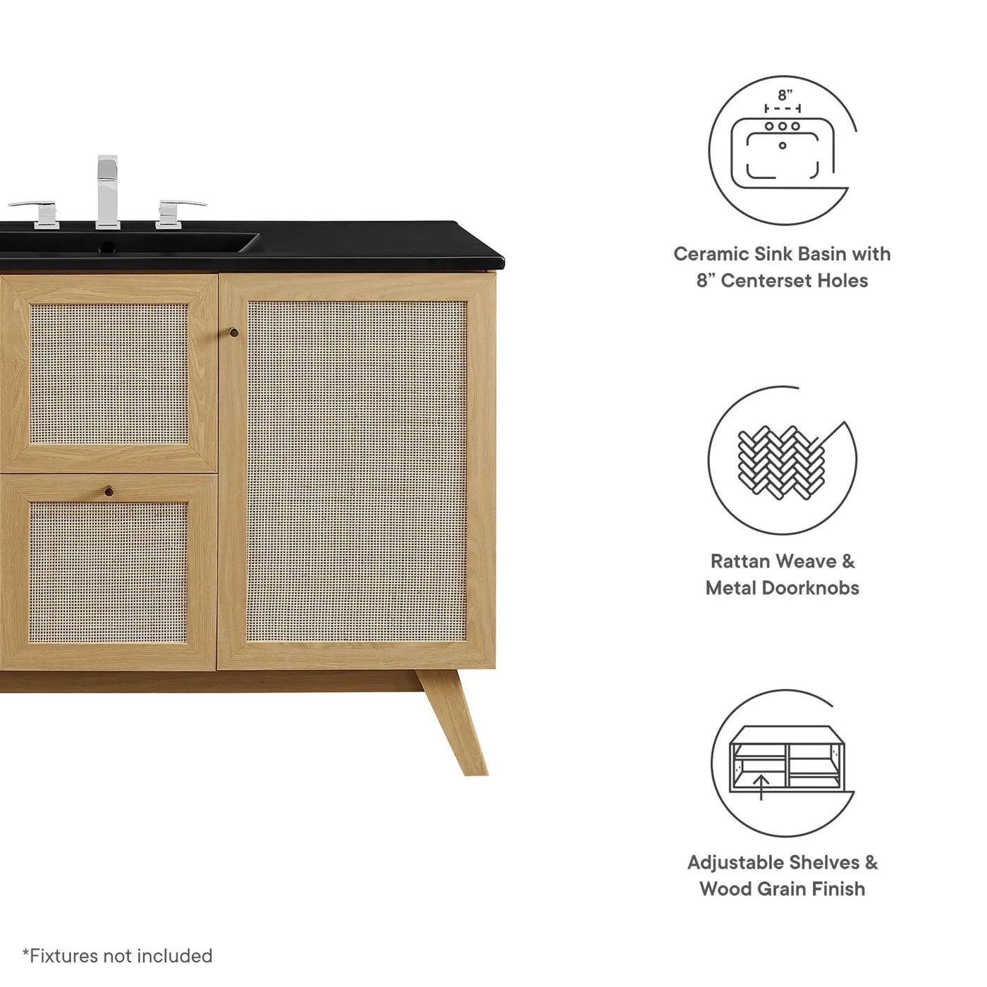 Soma 48-Inch Single Sink Bathroom Vanity by Modway by HouseOfZazla