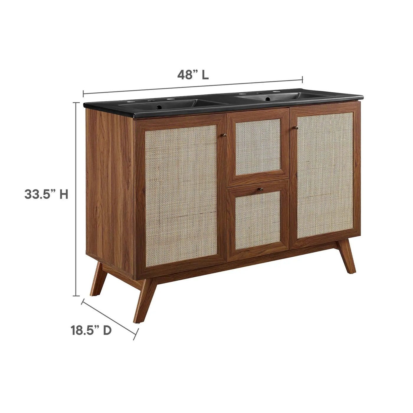 Soma 48" Double Sink Bathroom Vanity by Modway by HouseOfZazla