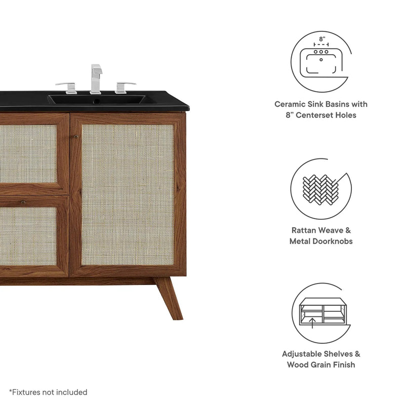 Soma 48" Double Sink Bathroom Vanity by Modway by HouseOfZazla