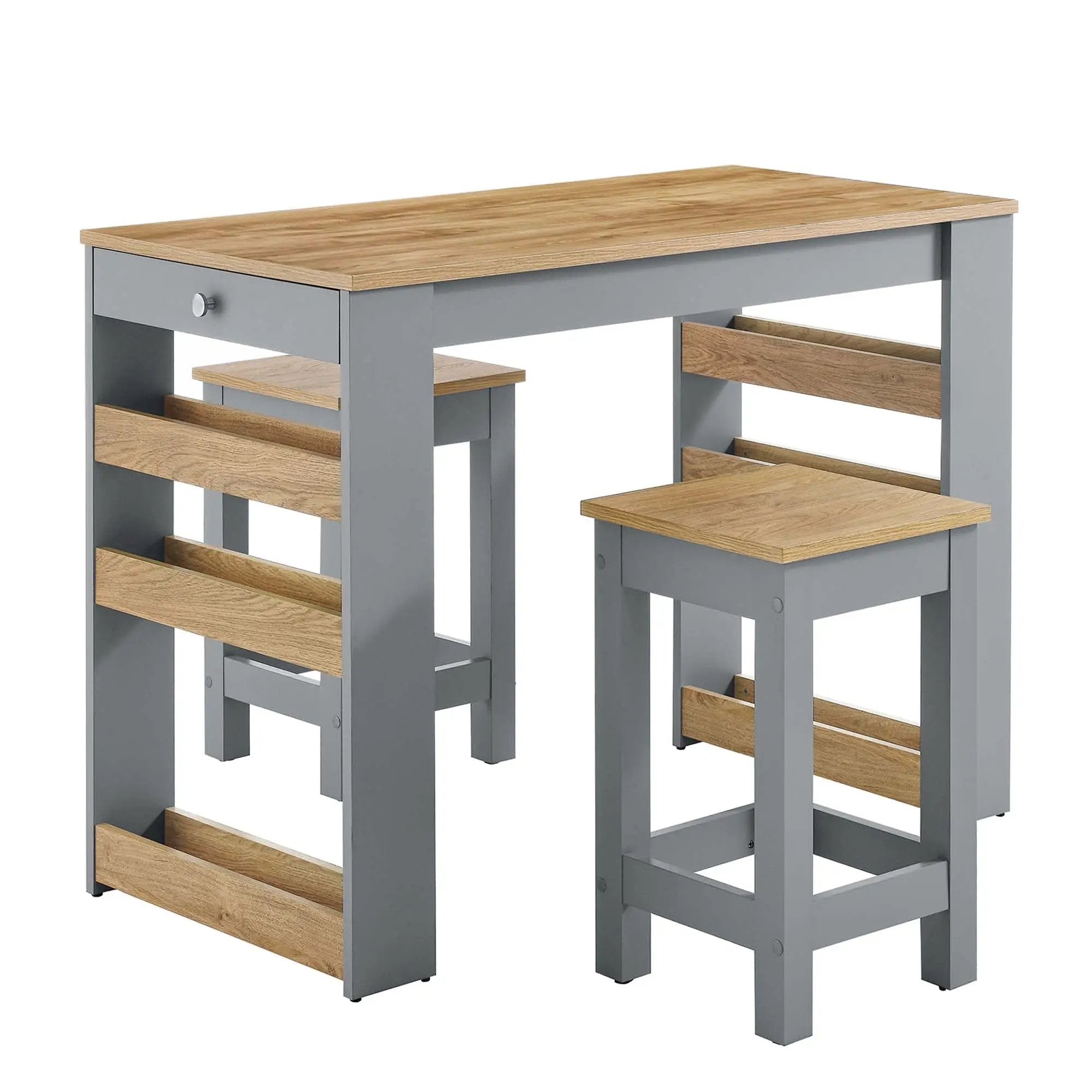 Galley 3-Piece Kitchen Island and Stool Set by Modway by HouseOfZazla