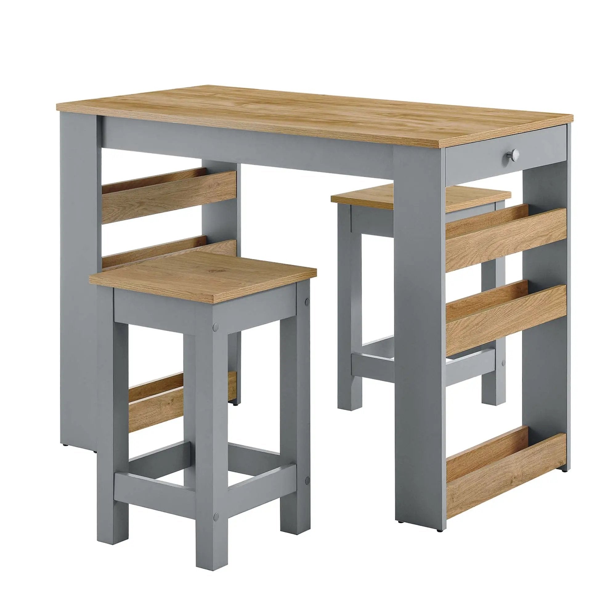 Galley 3-Piece Kitchen Island and Stool Set by Modway by HouseOfZazla
