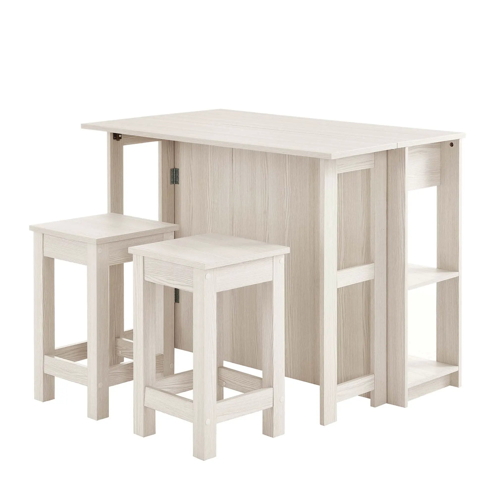 Meadowbrook 3-Piece Kitchen Island and Stool Set by HouseOfZazla