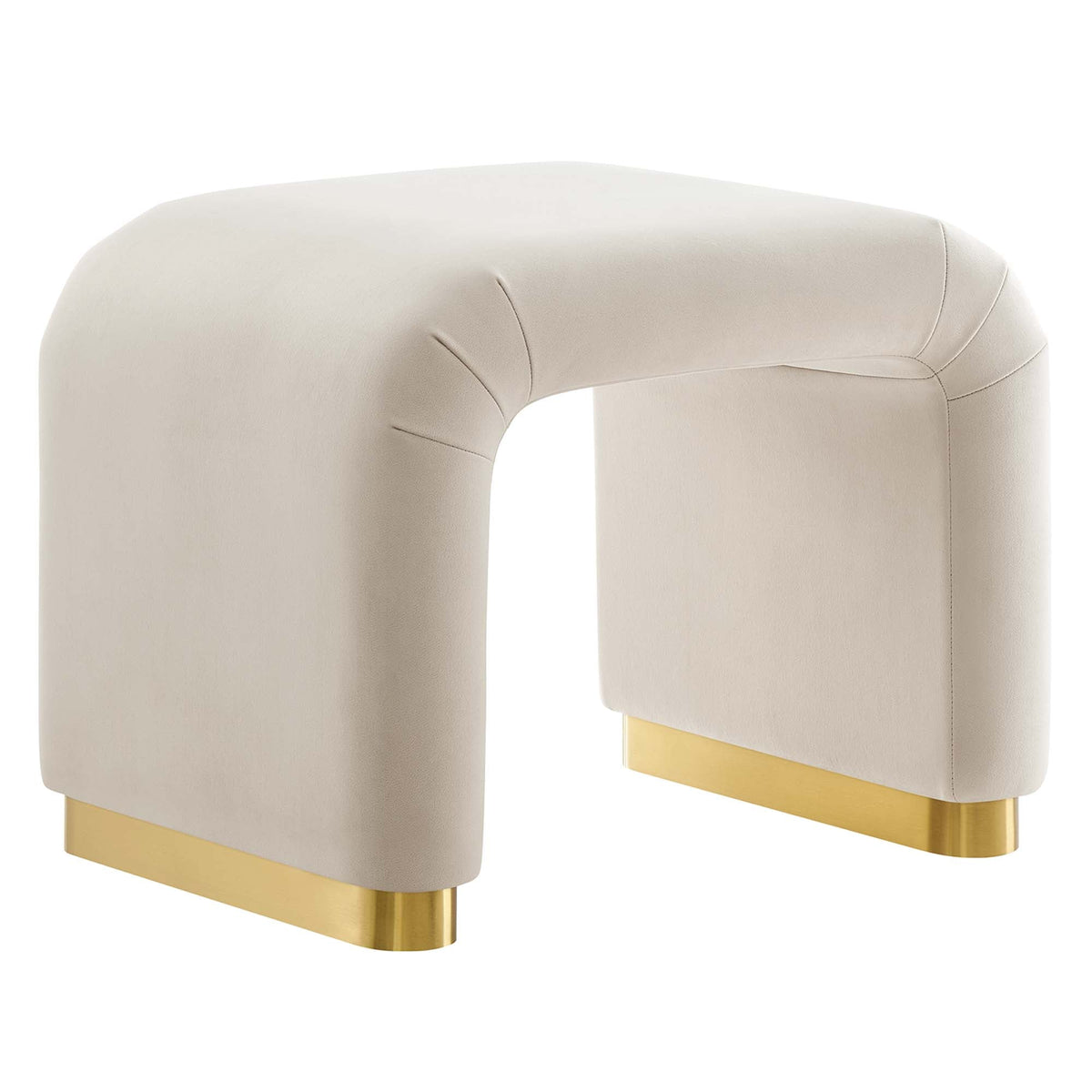 Koda Performance Velvet Waterfall Stool by Modway, photo 31 of 43