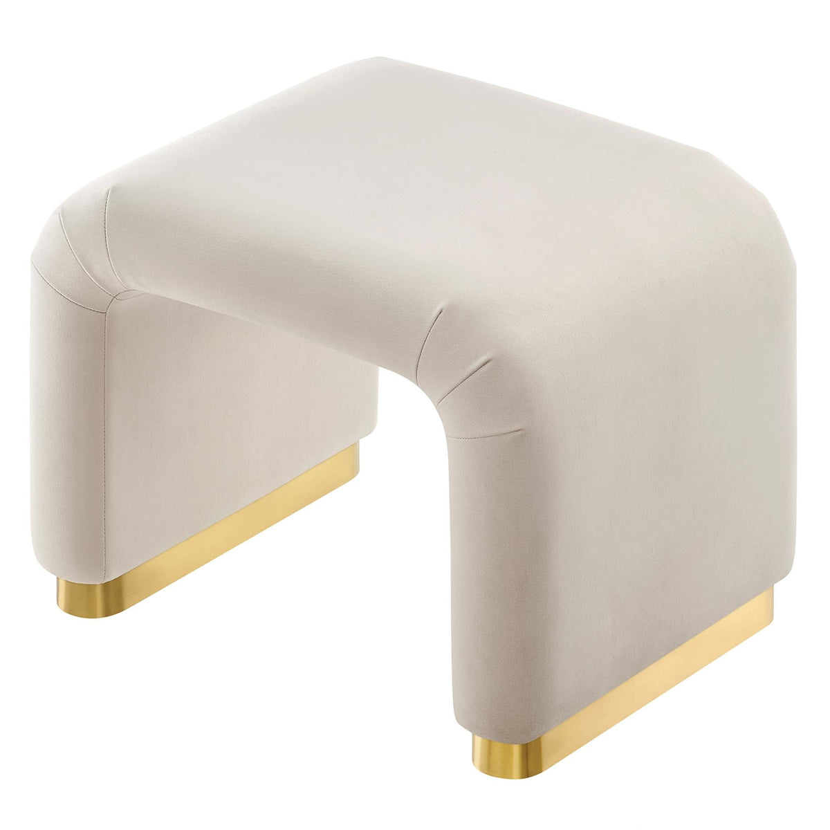 Koda Performance Velvet Waterfall Stool by Modway, photo 36 of 43