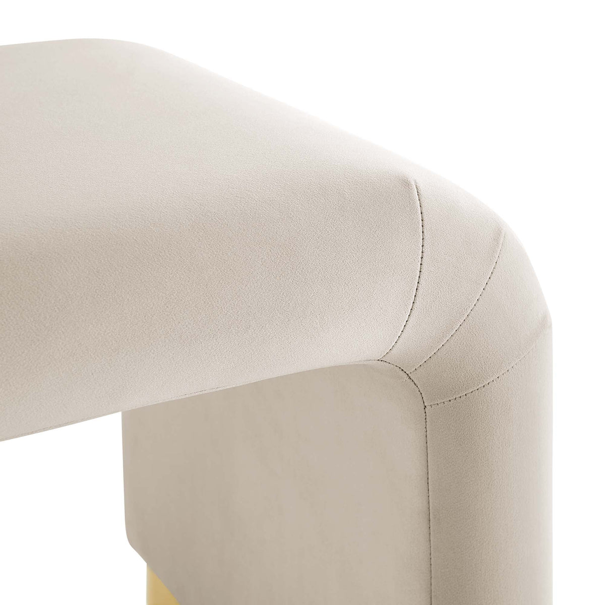 Koda Performance Velvet Waterfall Stool by Modway, photo 37 of 43