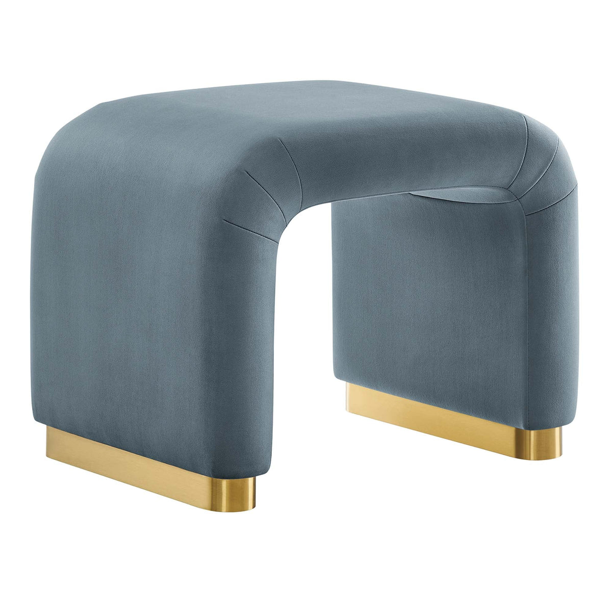 Koda Performance Velvet Waterfall Stool by Modway, photo 41 of 43