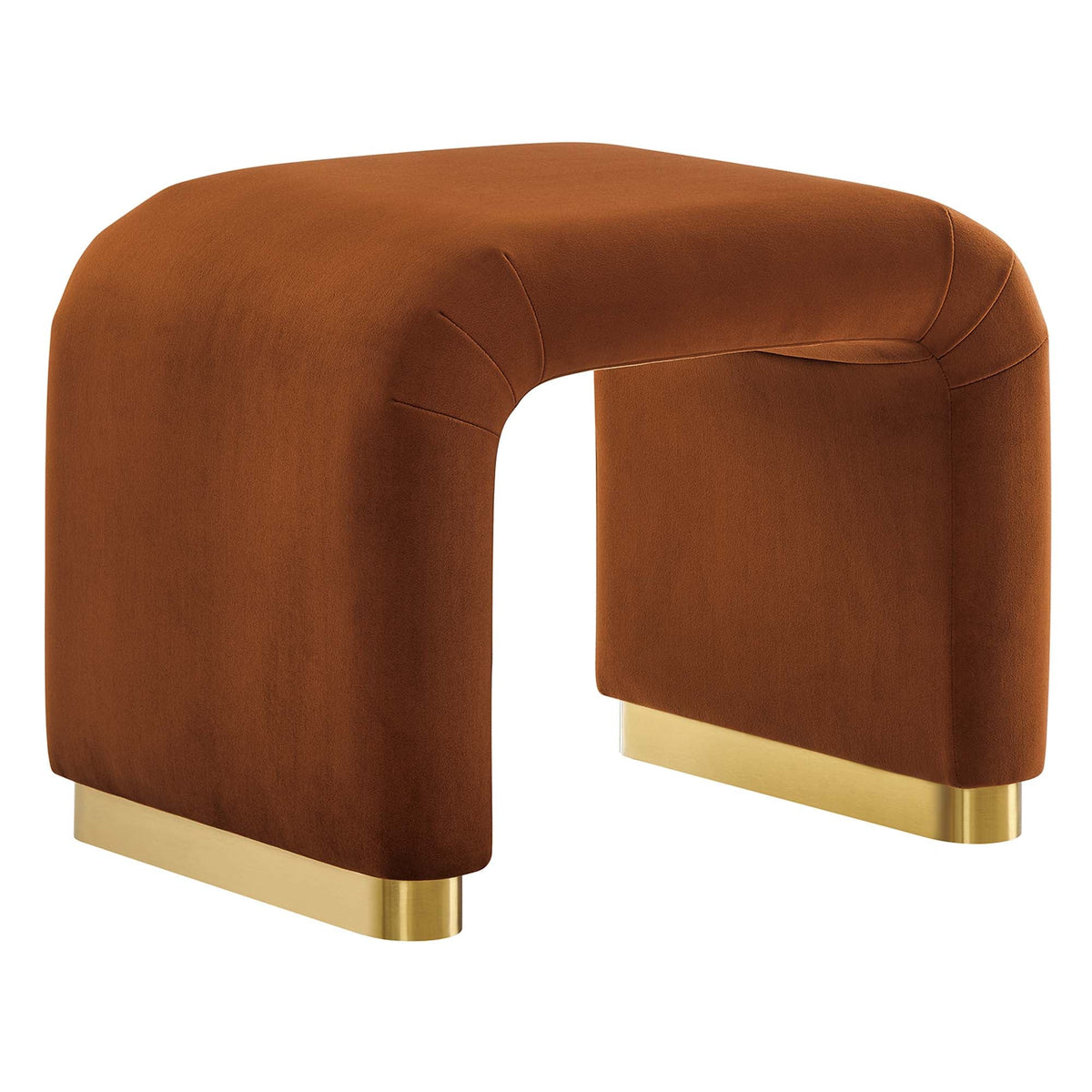 Koda Performance Velvet Waterfall Stool by Modway, photo 42 of 43