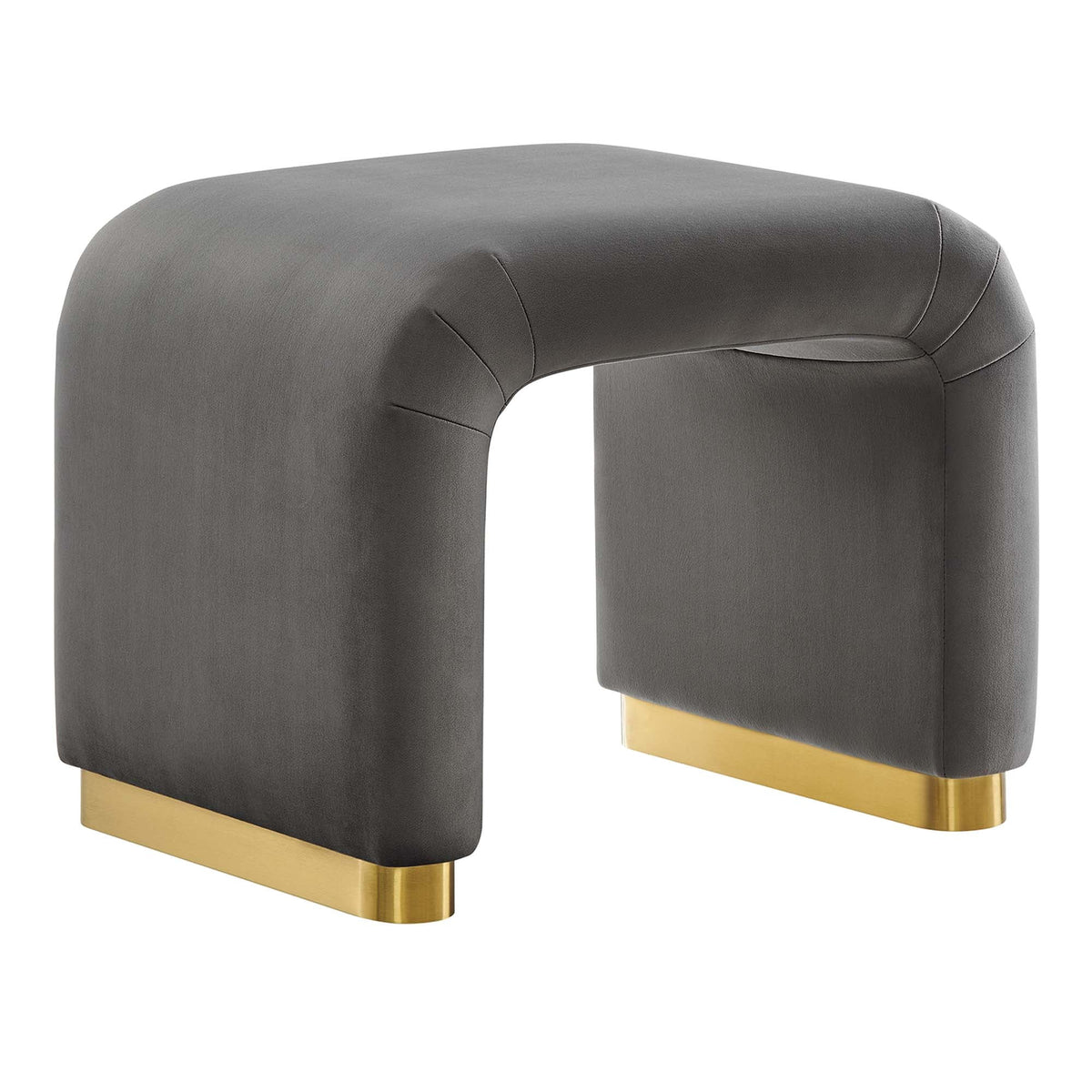 Koda Performance Velvet Waterfall Stool by Modway, photo 43 of 43