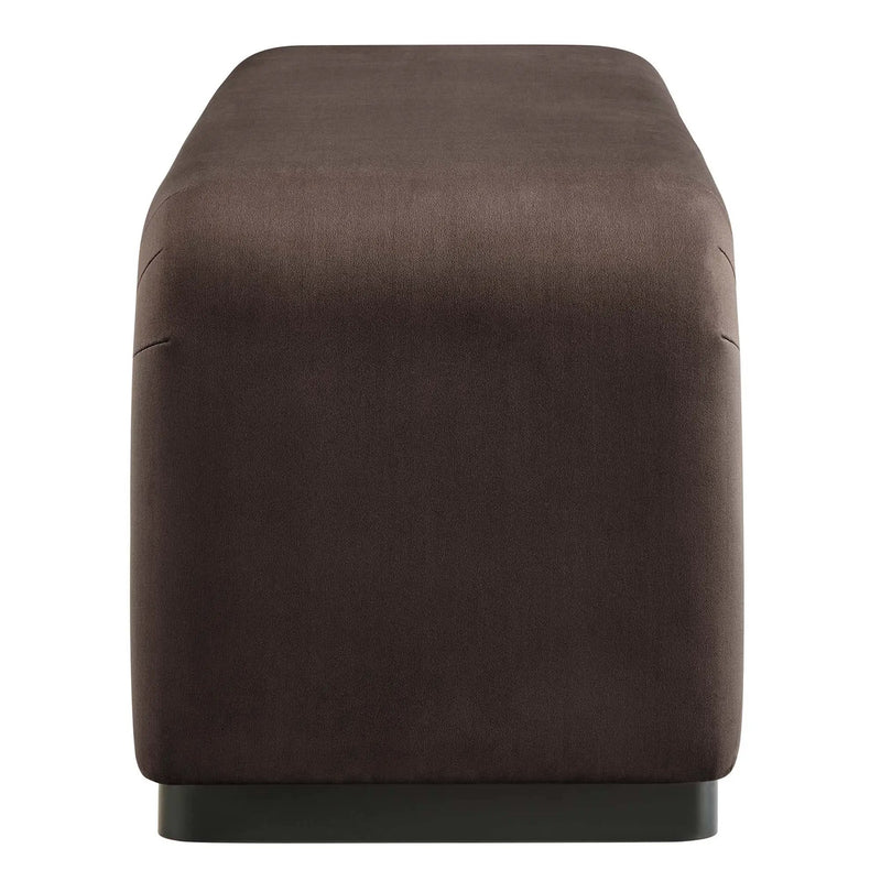 Koda Performance Velvet Waterfall Long Bench by Modway by HouseOfZazla