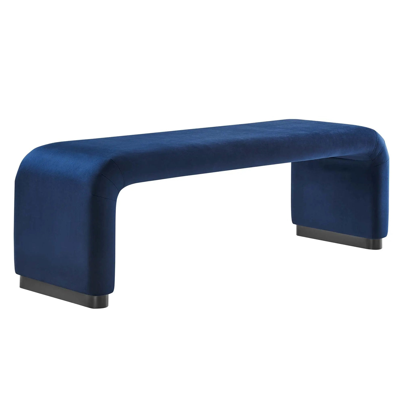 Koda Performance Velvet Waterfall Long Bench by Modway by HouseOfZazla