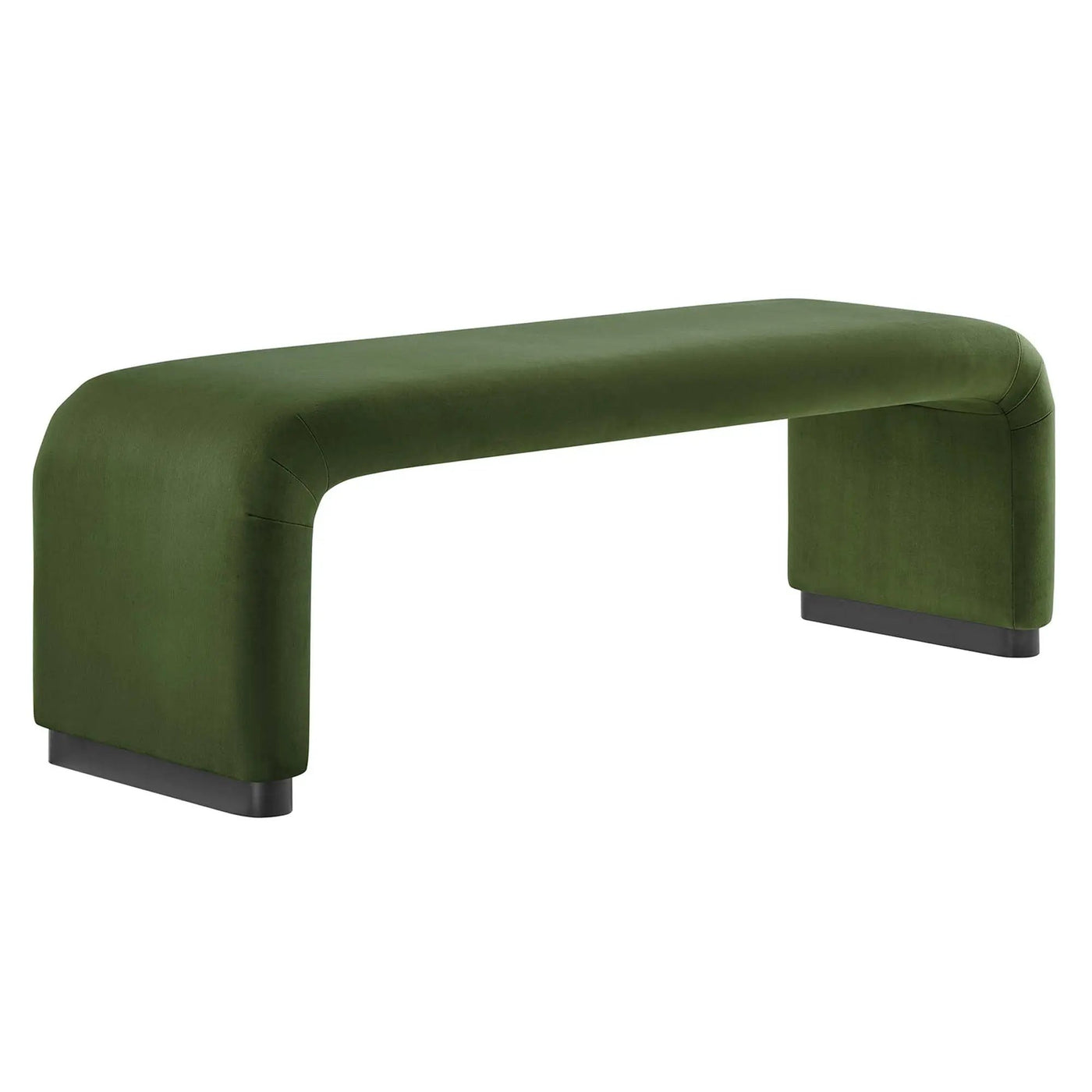 Koda Performance Velvet Waterfall Long Bench by Modway by HouseOfZazla